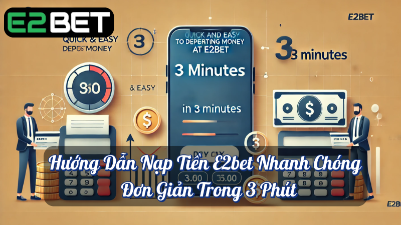 Hướng dẫn nạp tiền e2bet nhanh chóng và đơn giản trong 3 phút