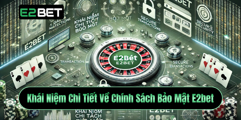 Khái niệm chi tiết về chính sách bảo mật e2bet